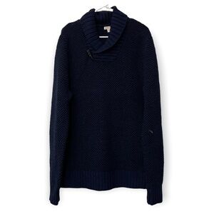 Merona Wool Blend Sweater | Navy Blue | Size L
